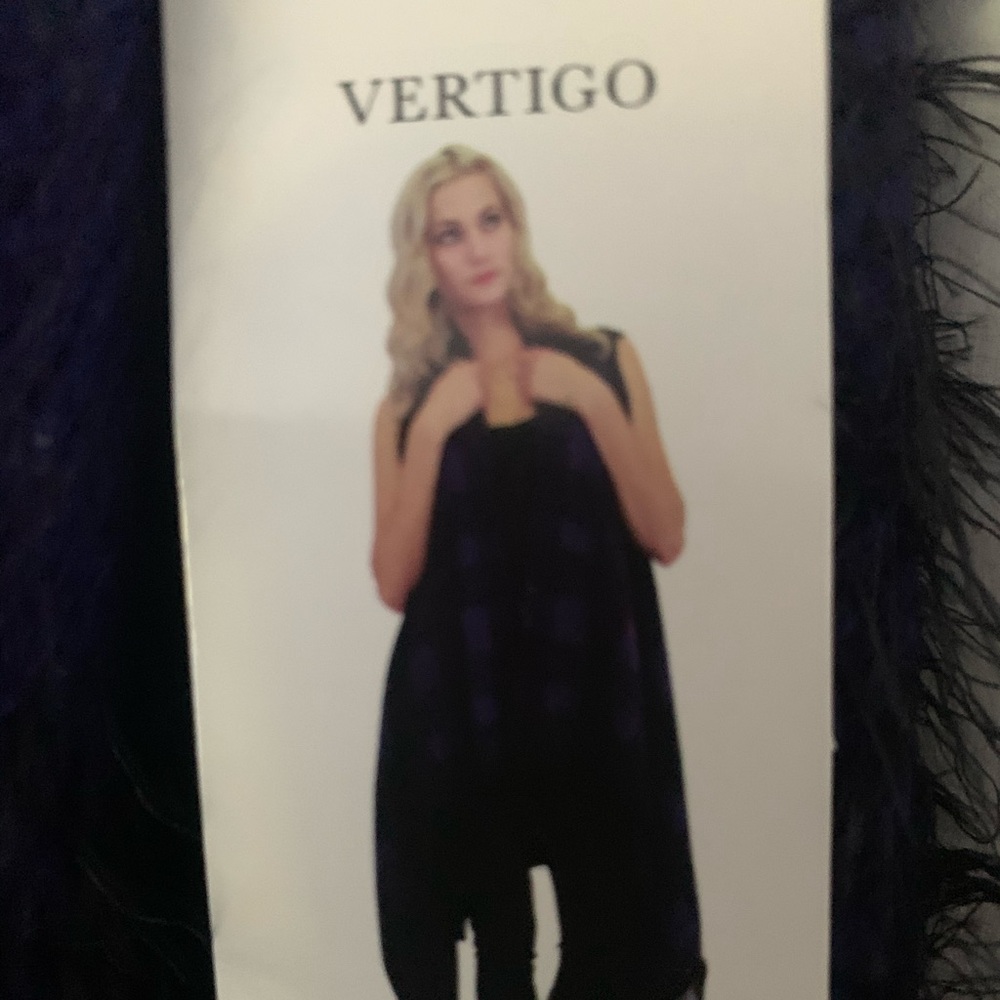 Vertigo plaid cape, new with tags
